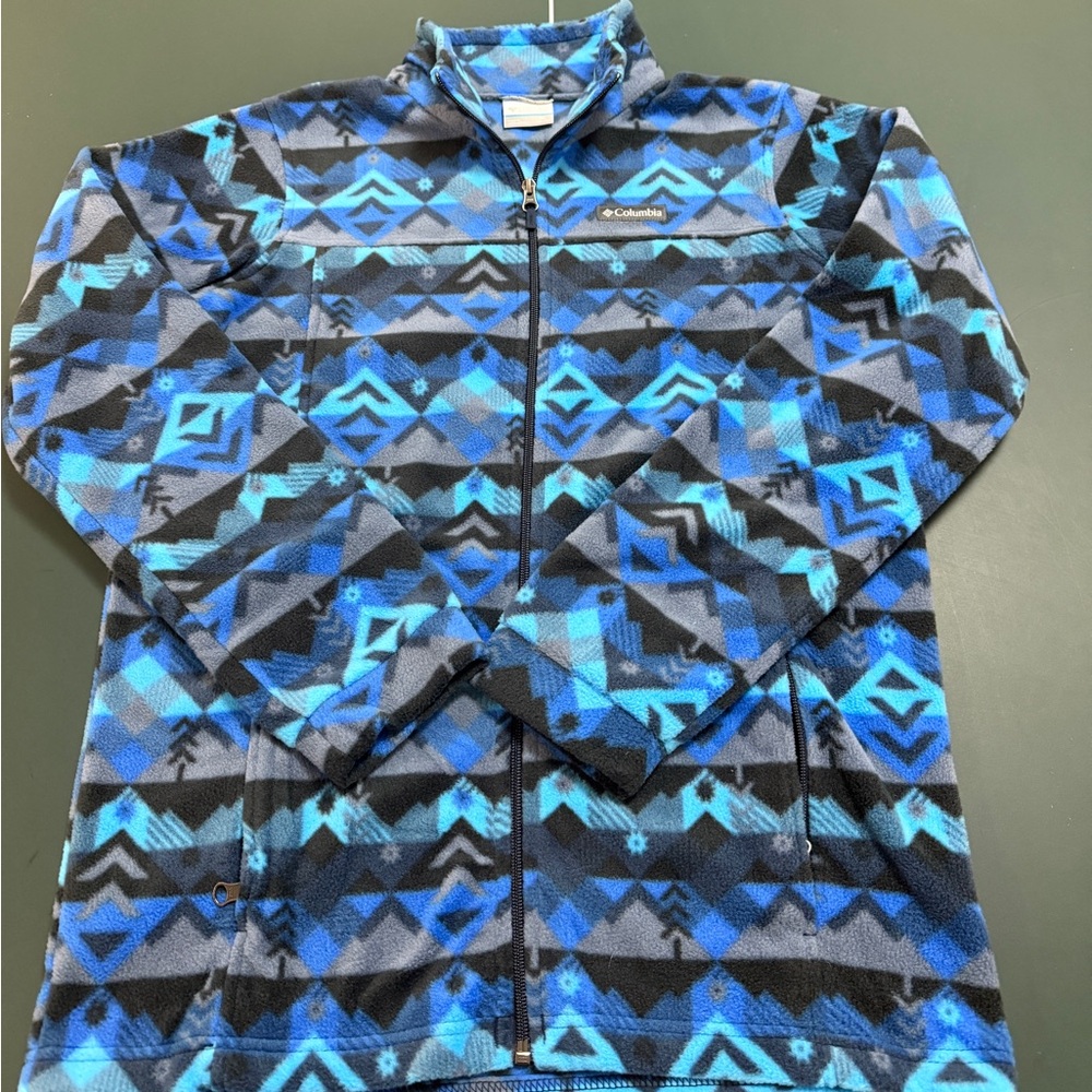 Boys Columbia Fleece Jacket Size XL Like New Condition